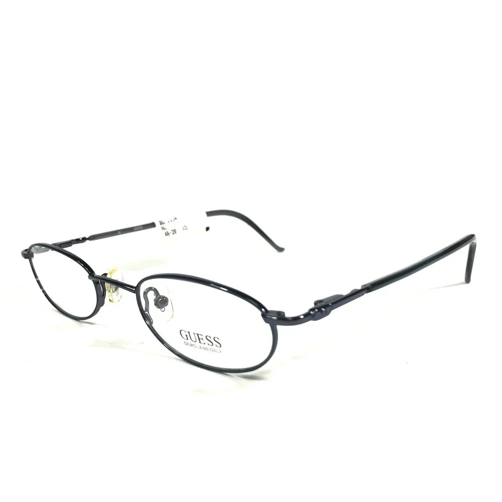 Guess Eyeglasses Frames GU1114 NV Blue Round Full Rim 48-20-143
